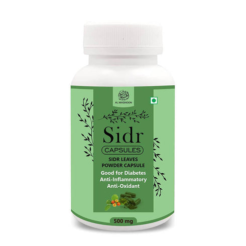 Al Masnoon Sidr Capsules | Sidr Leaves Capsules 500mg | Beri Leaves capsule